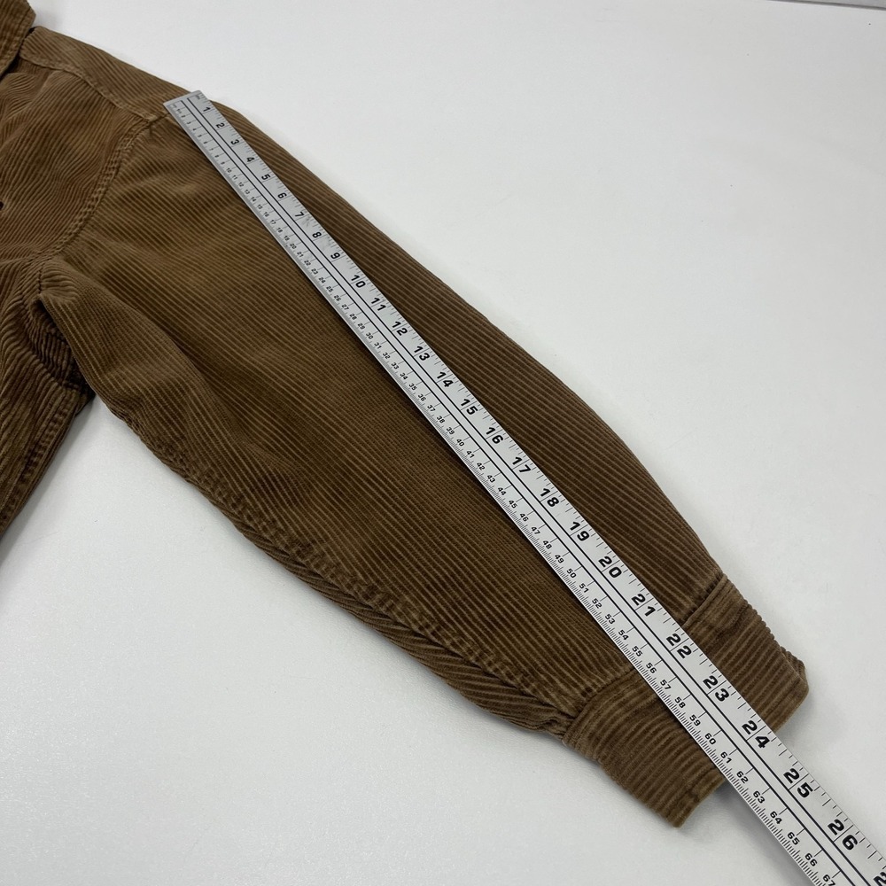 Vintage 90s GAP Quilted Lined Corduroy Shacket Chestnut Shirt Jacket Y2K Preppy - Picture 12 of 15